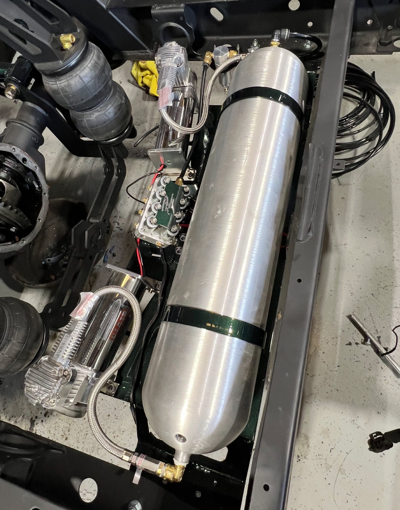 GM Bolt- On Air Tank/ Compressor Cradle Bracket