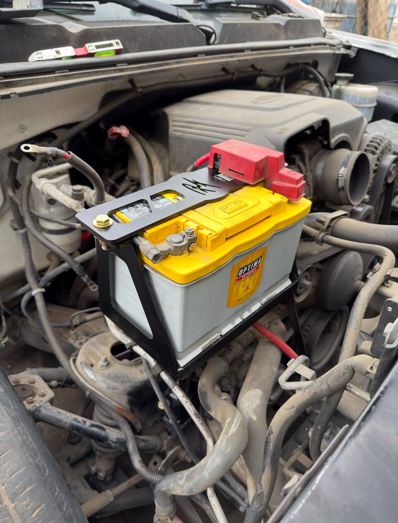 GM Battery Relocation Tray